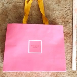 Kate Spade New York Shopping Bag HOT PINK Cardboard